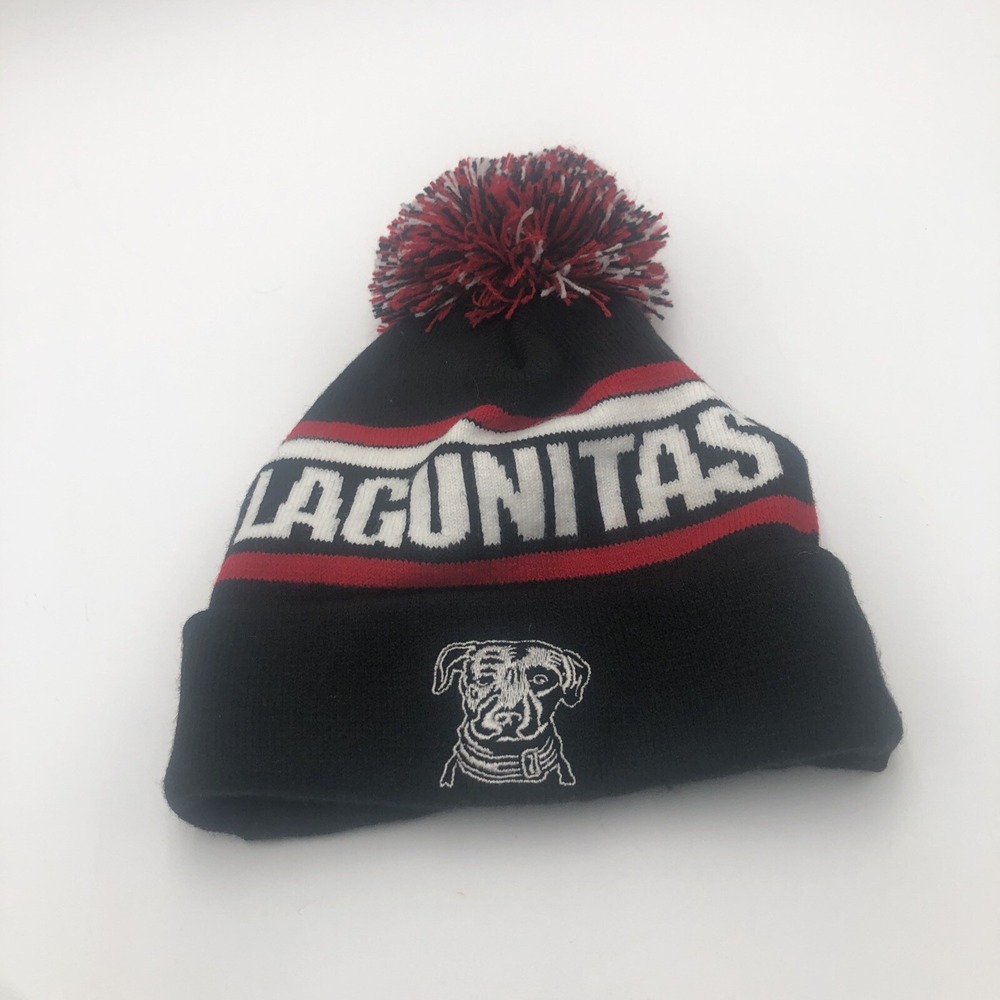 Lagunitas Brewing Company Beanie Made In USA Pom Top‎ Used